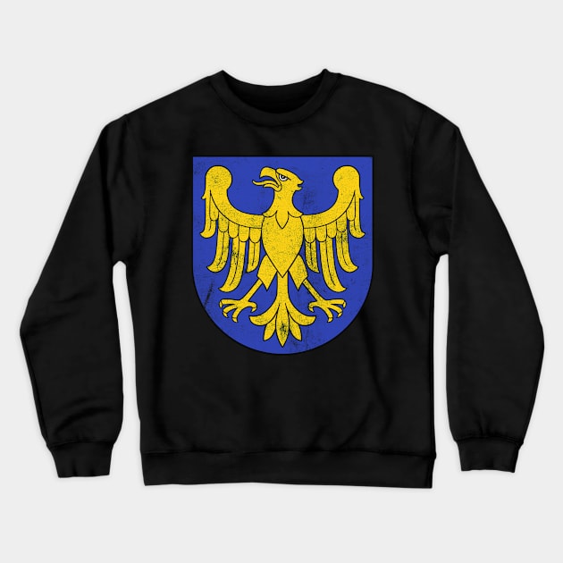 Vintage Distressed Style Poland/Polish Silesia Province Crewneck Sweatshirt by DankFutura